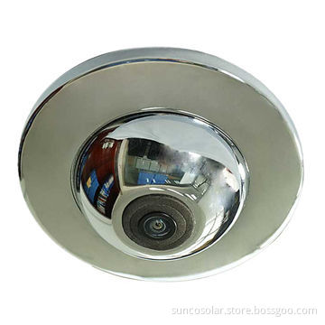 Fish eye vandal-resistant dome camera, 700TVL, 0.00001Lux, fish-eye lens